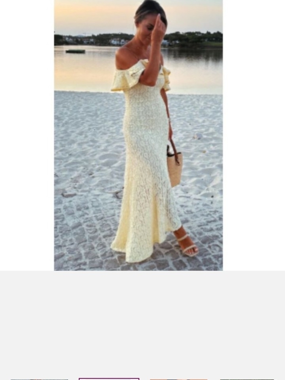 Zara Yellow Ruffle Maxi Dress